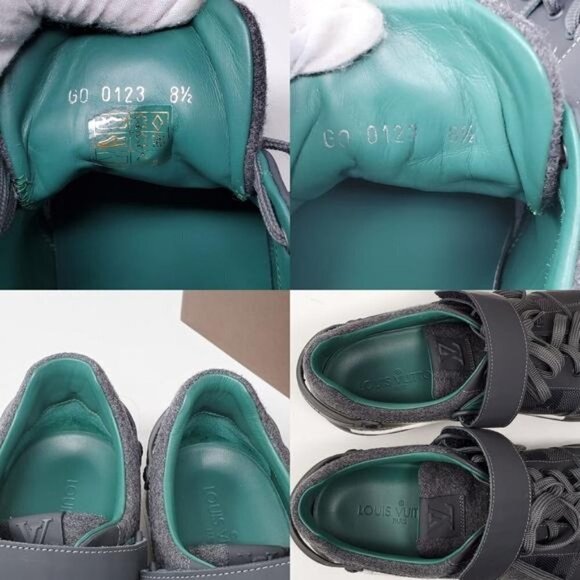 100% Authentic Louis Vuitton Graphite Elliptic Sneakers - Picture 8 of 8